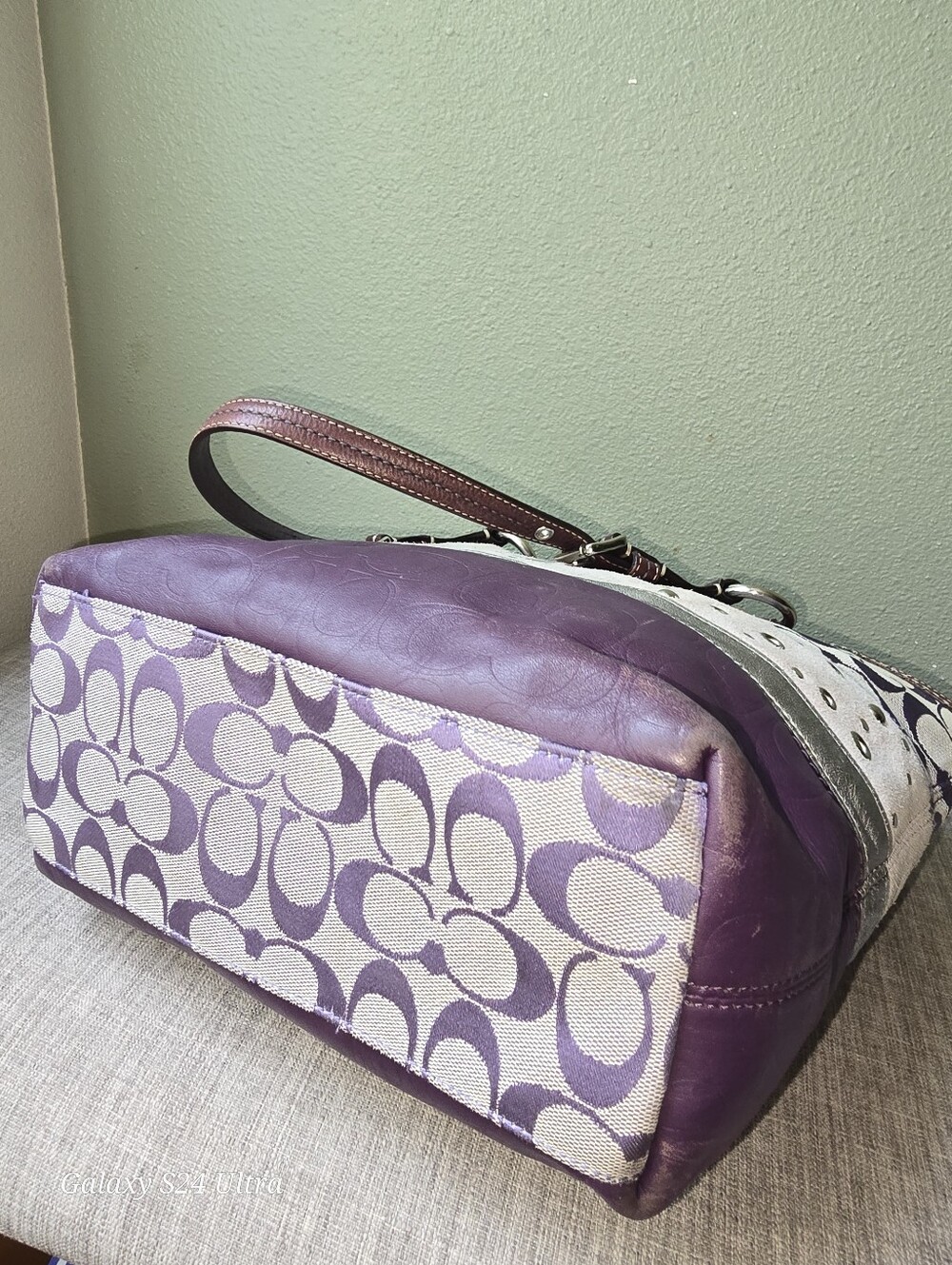 Vintage Coach Patchwork Tote Bag - Picture 4 of 5